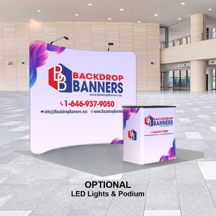 Tension Fabric Banner Stands New York