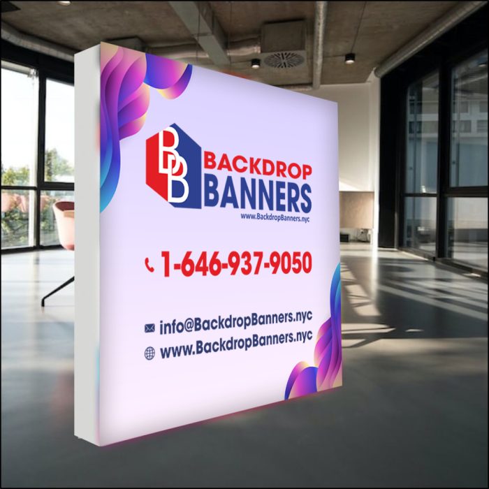10ft Lumiere Wall Backlit Display NewYork