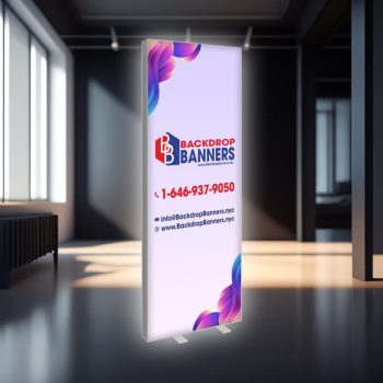 3 ft x 8 ft Vector Frame Backlit Display