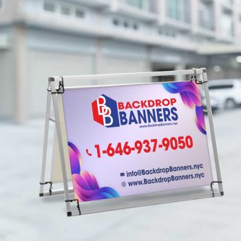 4 ft A-Frame Banner Display