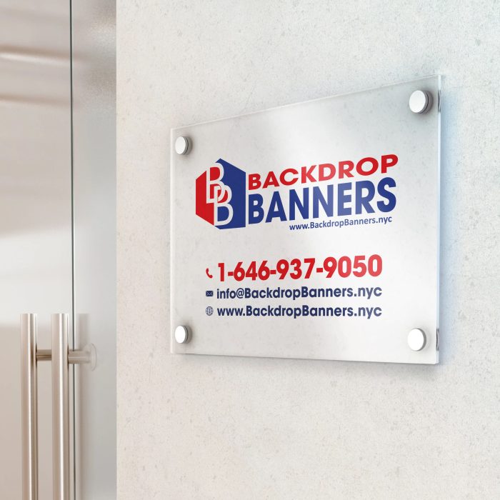 Custom Acrylic Signs in NYC