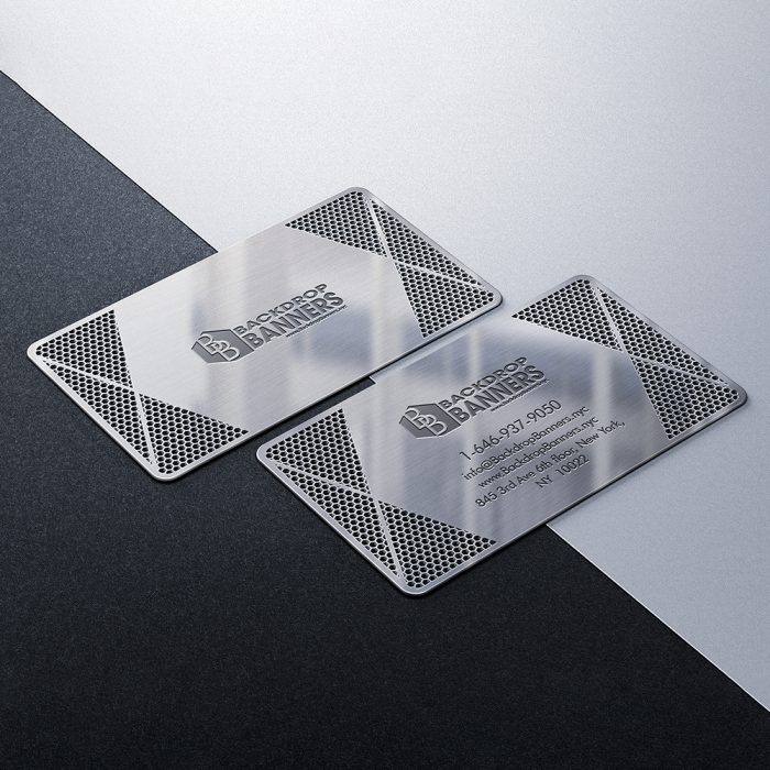 Aluminum Business Cards NYC