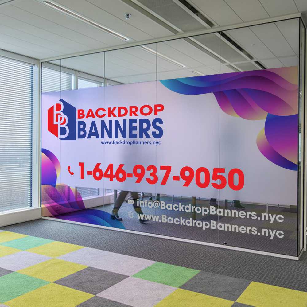 NYC Clear Window Decals