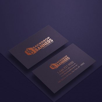 Raised Foil Business Cards