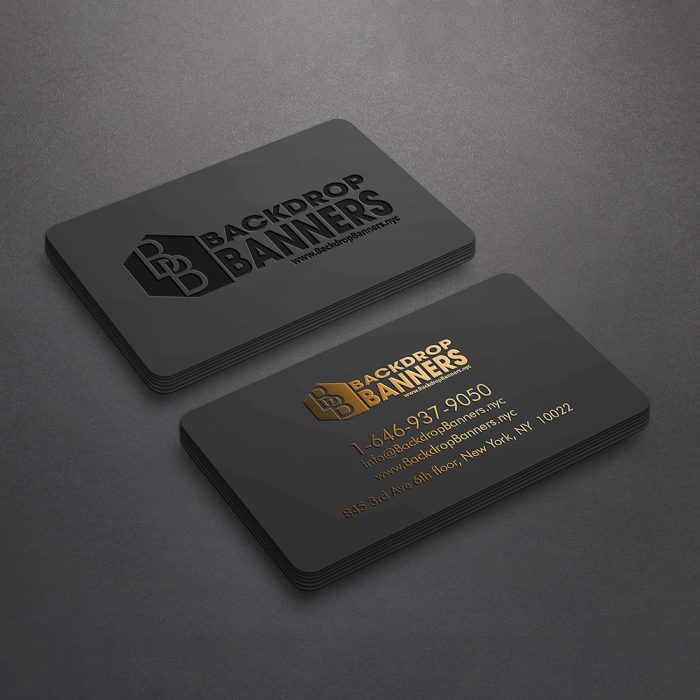 Raised Spot UV Business Cards
