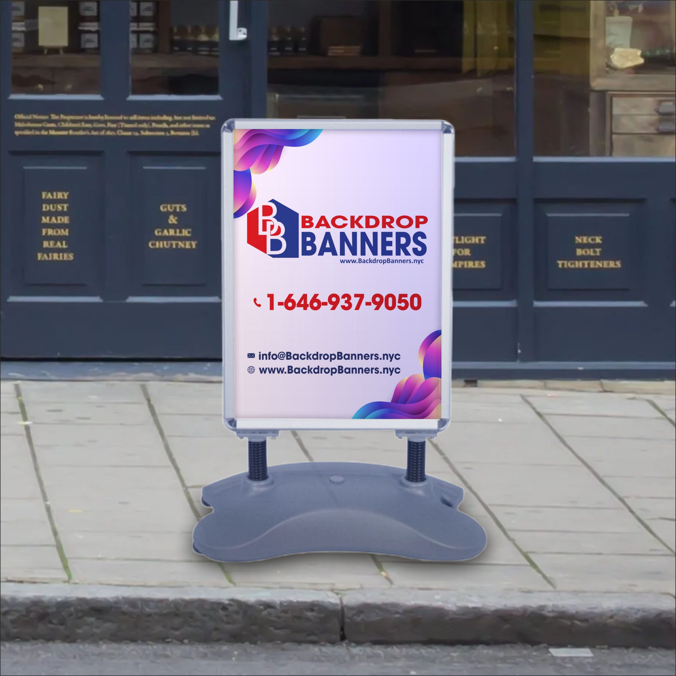 Sidewalk Sign NYC
