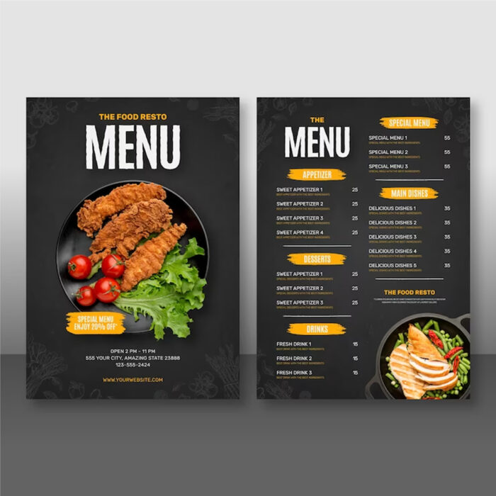 Waterproof Menus NYC