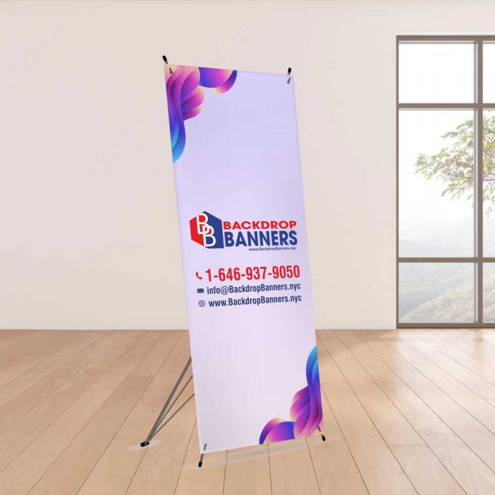 X Banner Stand NYC